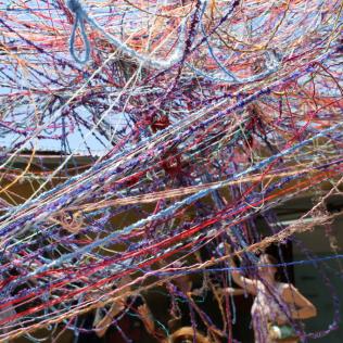 Tejido de estructuras en Centro de Formación Laboral N2, Santos Lugares