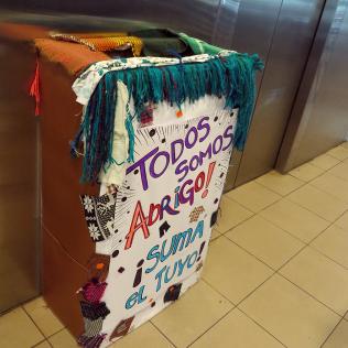 Cajas en punto de recepción