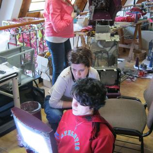 Armado de Rigoberto para La flor imposible 2013