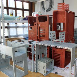 Raquets de computadoras en desuso