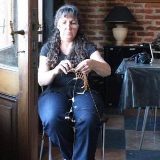 Tejedoras en el proyecto Quipucamayoc